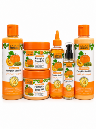 Amalico Pumpkin Seed Oil Hair Growth Collection (6-Piece Set)