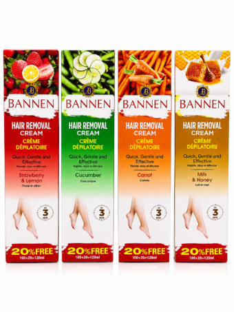 BANNEN Hair Removal Cream Collection