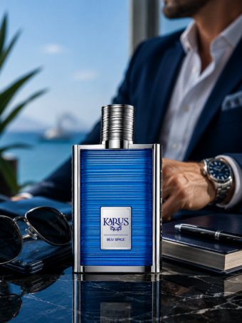 Karus Blu Spice Eau de Parfum for Men | Fresh Long-Lasting Luxury Fragrance