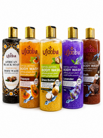 Ujooba Luxury Exfoliating Body Wash Collection 500ml